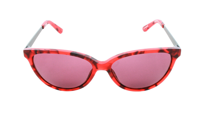 KREWE du optic Monroe Sunglasses in Matte Scarlet
